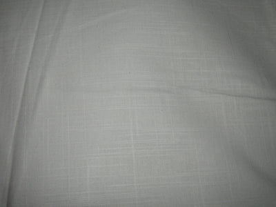 White cotton fabric with slubs 58" wide [11839]