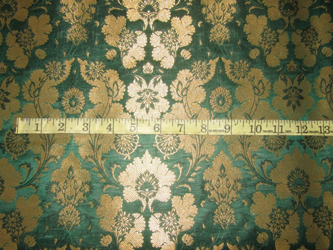 Gold Metallic Jacquard Brocade Fabric 44" wide available in five colors BRO816