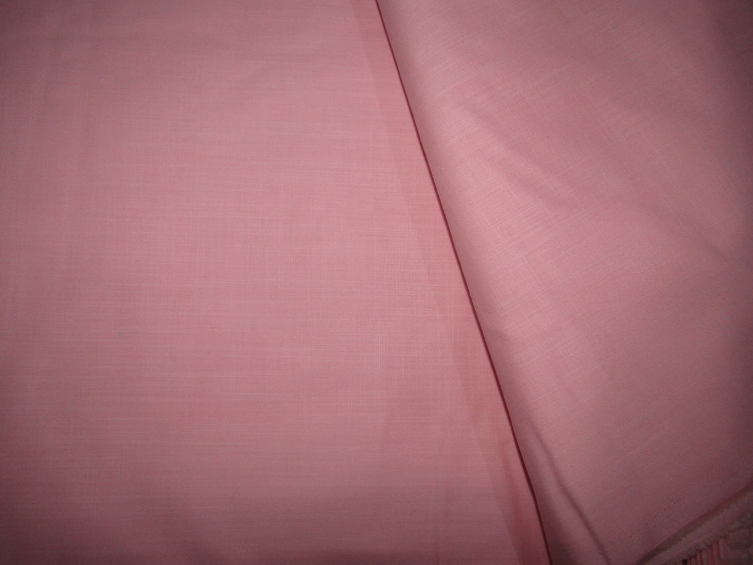 100% COTTON FABRIC with long slubs pink colour [ RICHMAN ] 58" wide [10389]