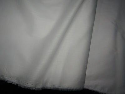 100% COTTON FABRIC with long slubs white colour [ RICHMAN ] 58" wide Dyeable [10388]