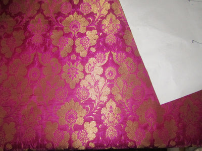Gold Metallic Jacquard Brocade Fabric 44" wide available in five colors BRO816