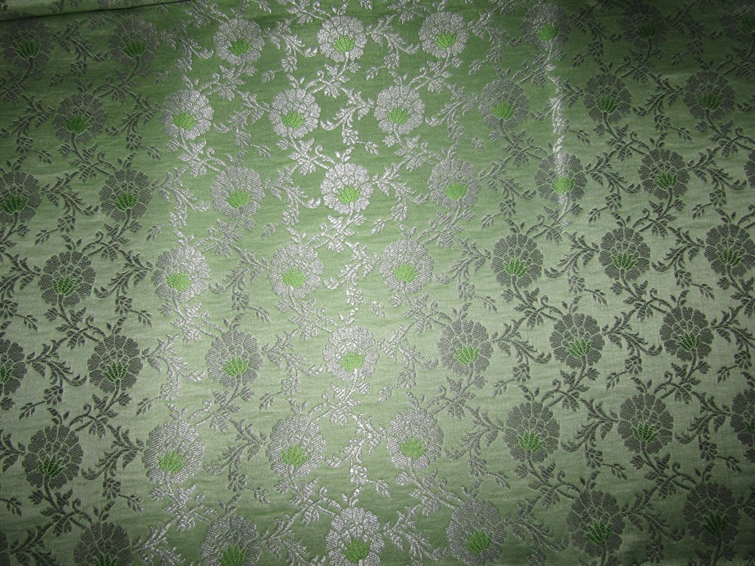 Brocade Mint Green fabric 44&quot; wide BRO819