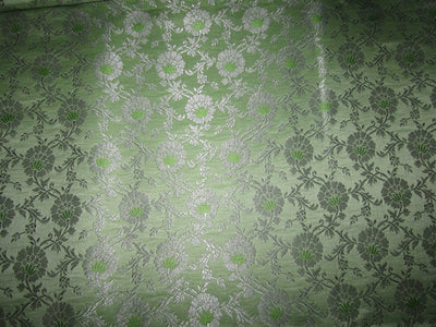 Brocade Mint Green fabric 44&quot; wide BRO819