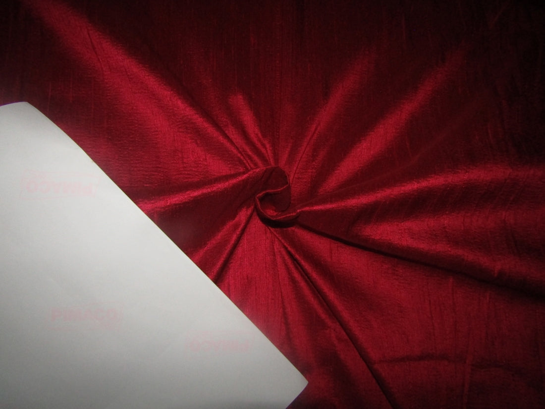 100% pure silk dupioni fabric magenta pink 54" with slubs MM104[3]