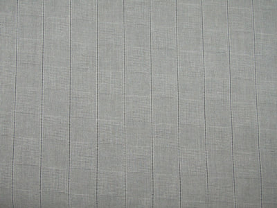 100% 2/100's x 2/100's pure cotton voile plaids white colour 58" wide Dyeable [10436]