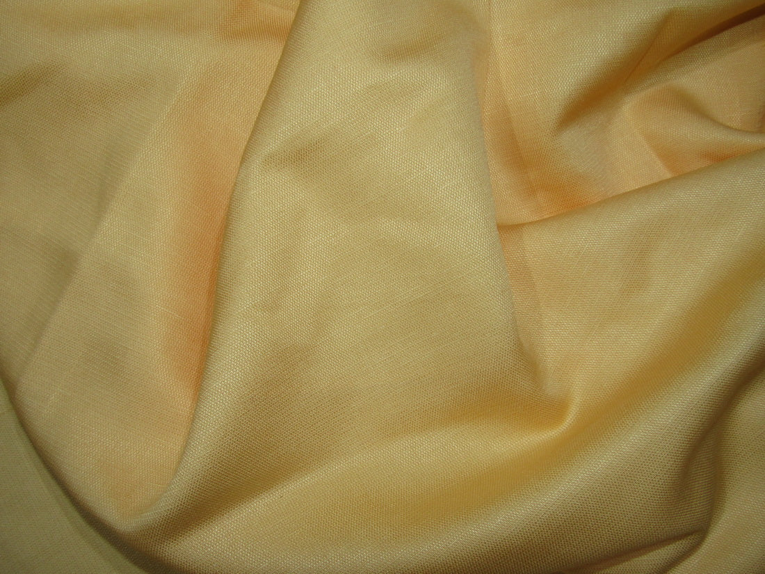 Tencel Linen Dobby Structured Yellow Color Fabric 58" wide [10508]