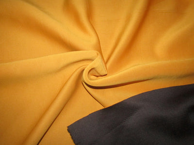 Reversable Mustard x black Scuba air layer sandwich for fashion wear fabric ~58&quot; wide
