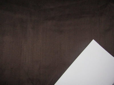 100% Pure silk dupion brown 72" wide by the yard DUP#309