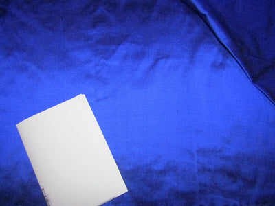 100% Pure silk dupion fabric royal blue color 54" wide DUP310