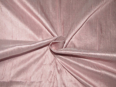 100% pure silk dupioni fabric DUSTY PINK 44&quot; with slubs MM108[2]