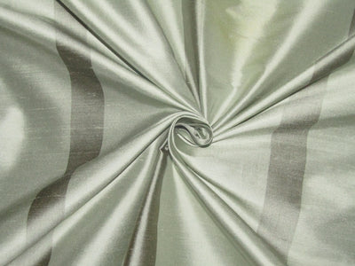 100% Silk Dupion dusty mint stripes 44" wide DUPSROLL[4]