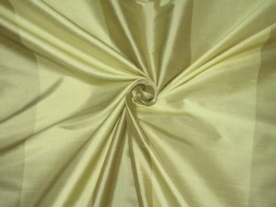 100% Silk Dupion Pastel olive and yellow stripes DUPSROLL[1]