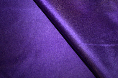 Silk Dutchess Satin fabric Iridescent Ink Purple colour 54" wide [4854]