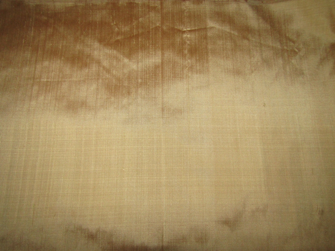 Pure SILK Dupioni FABRIC Dull Gold color 108&quot; width DUP108&quot;#3