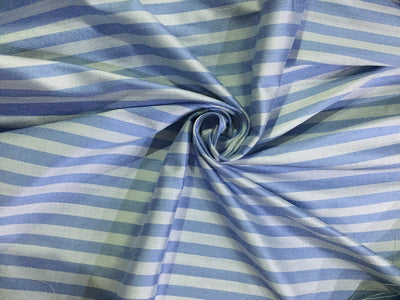 100% silk dupion fabric blue stripe WIDTH WISE 54" WIDE DUPNEWS1[1]