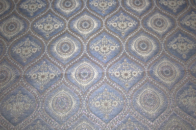 Brocade Fabric 44" wide BRO848/BRO907 available in two designs and color blueish grey and dusty rose red