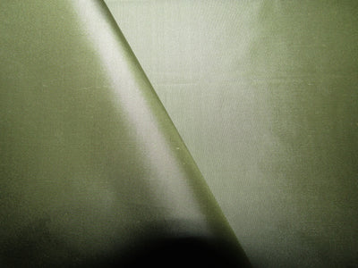 SILK TAFFETA FABRIC LIGHT OLIVE X Silver color 54" wide TAF29[1]