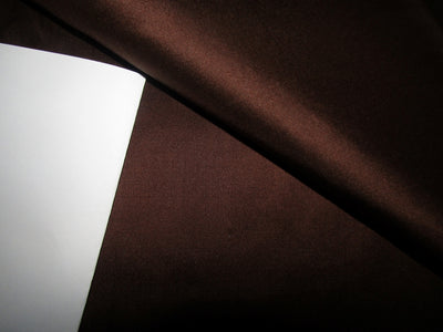 100% Pure SILK Dupioni FABRIC Dark Brown color 54" wide DUP83[2]