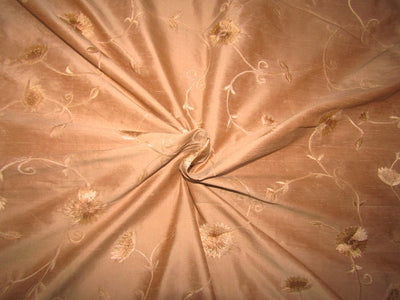 Rich caramel gold color silk dupioni 54" wide DUPE17[4]