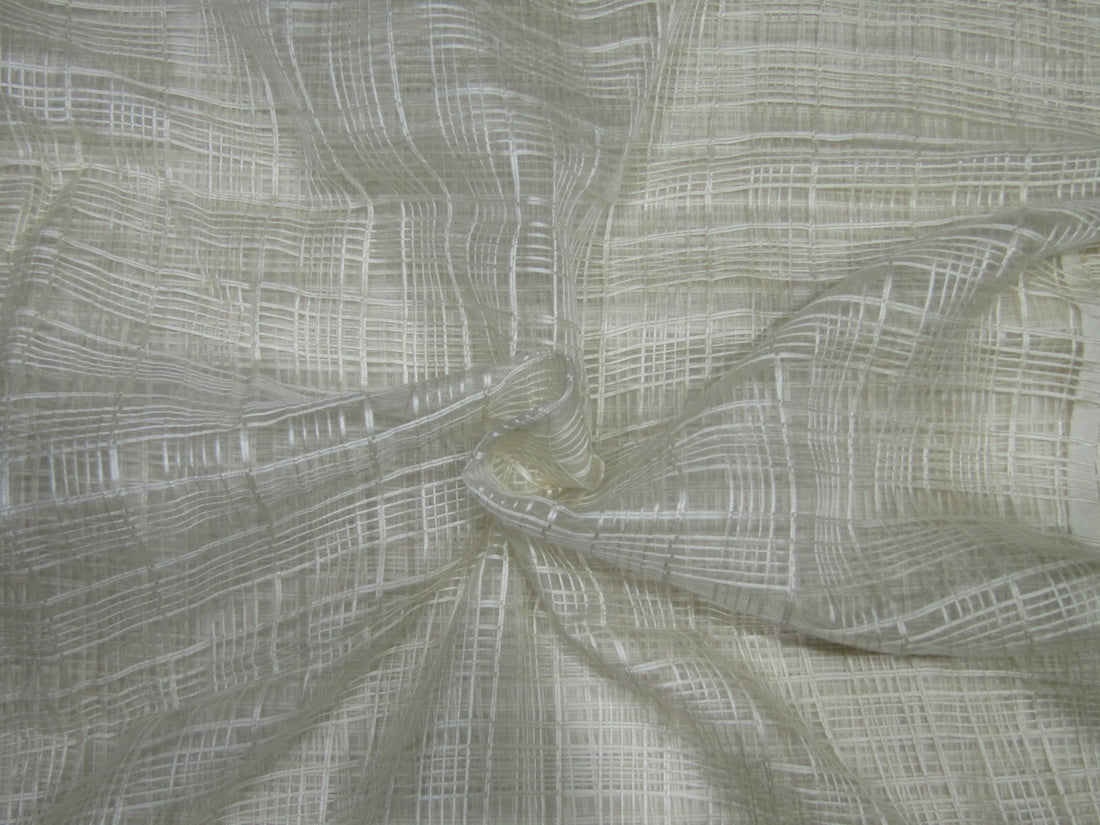 silk organza plaids fabric 44" wide [9590]