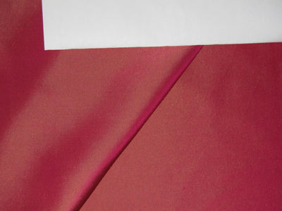 100% SILK TAFFETA fabric Fandango pink x mustard color 54" wide TAF 251
