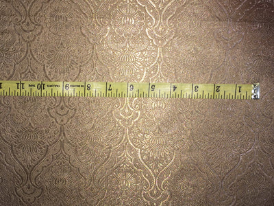 Silk Brocade fabric Metallic Gold & Gold Color 44" wide BRO250[1]