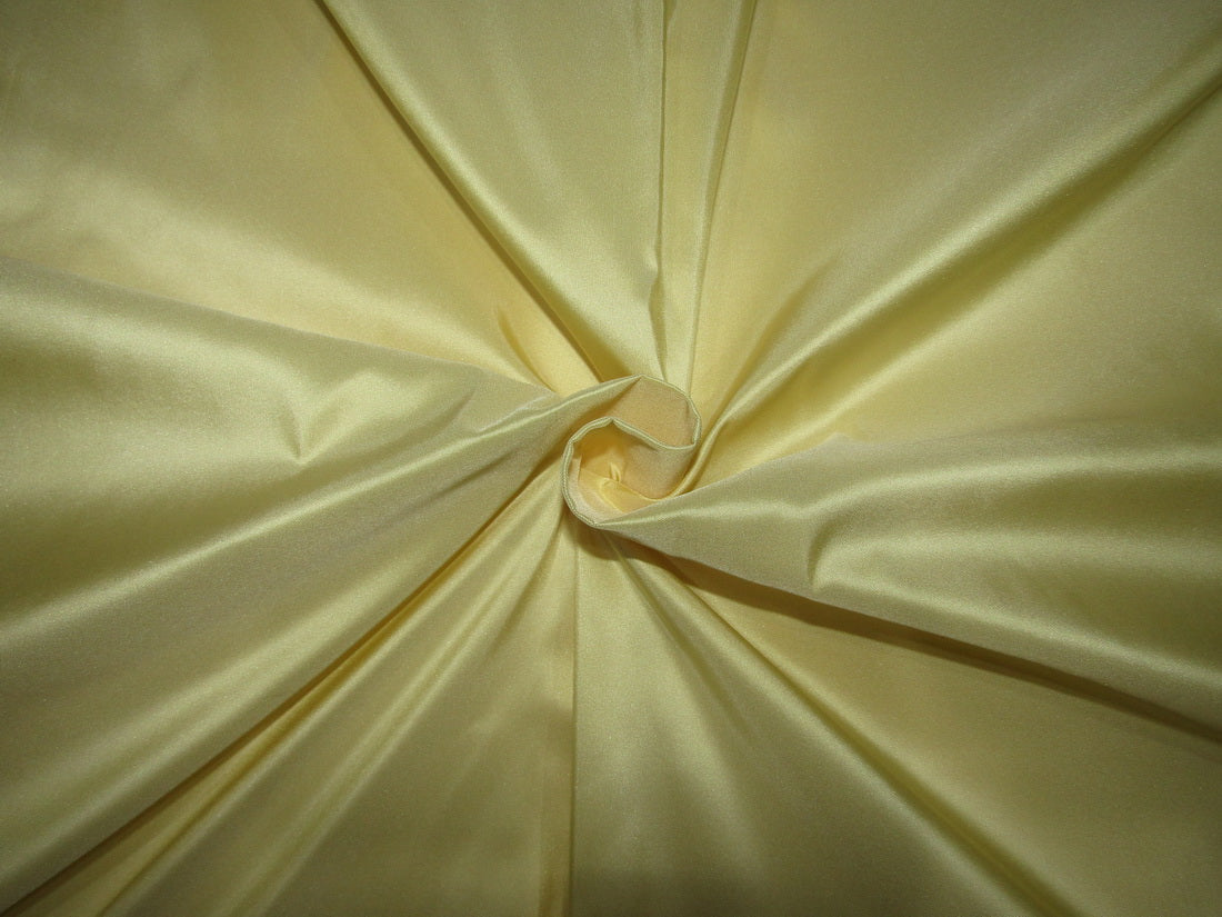 100% PURE SILK TAFFETA fabric 35 momme BUTTER GOLD colour 54" wide TAF306[5]