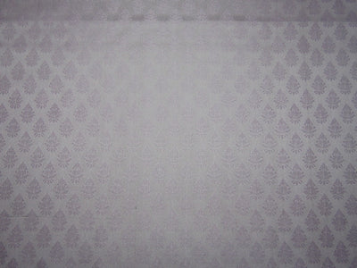 100% PURE SILK BROCADE FABRIC Lilac Color 44" wide BRO774[2]