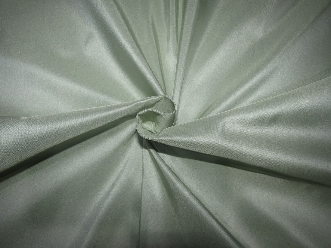 100% PURE SILK TAFFETA MINT WITH A BLUE SHOT 35 momme 54" wide TAF305[3]