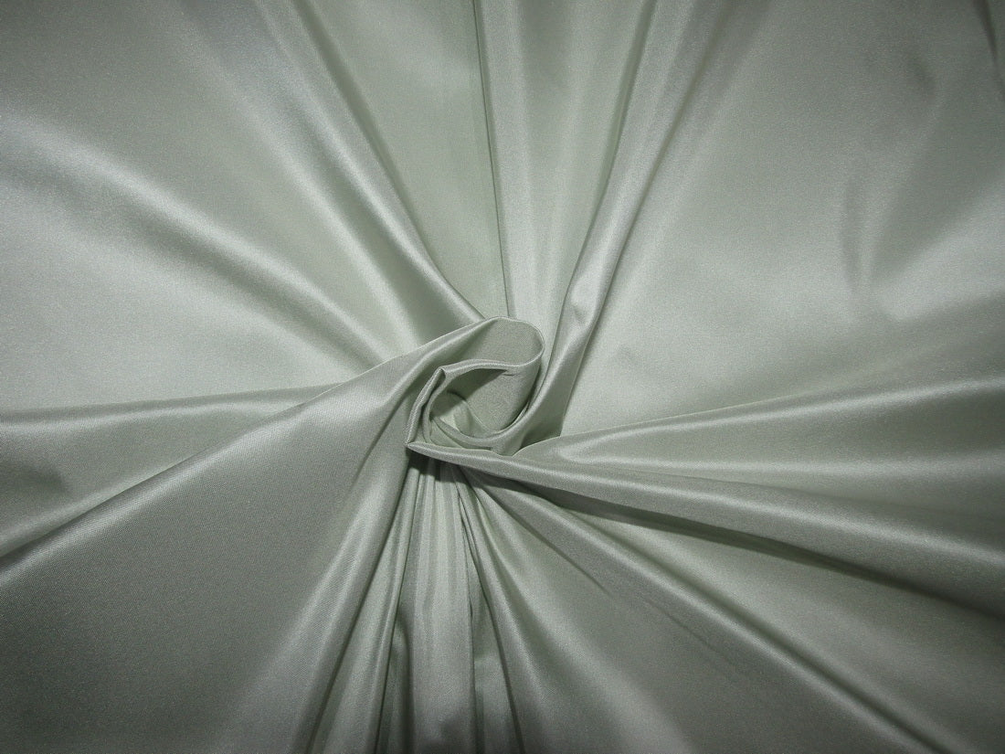 100% PURE SILK TAFFETA fabric 35 momme DUSTY GREEN colour 54" wide TAF305[5]