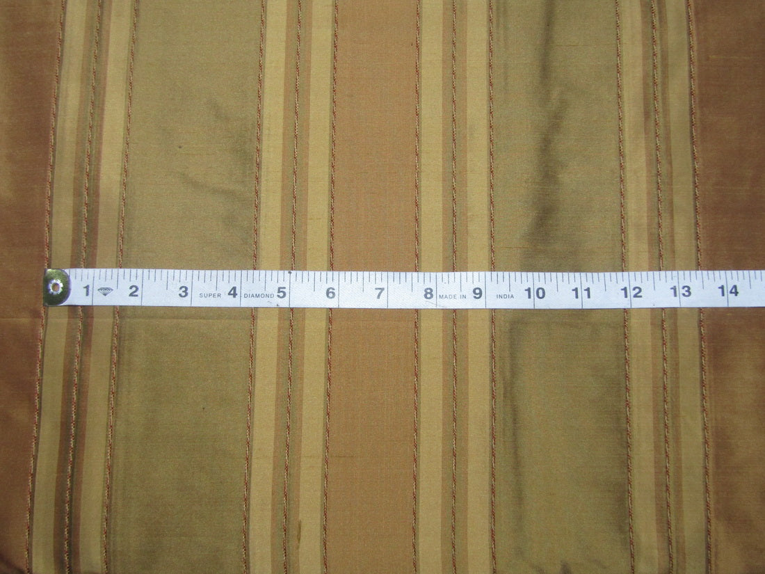 100% silk dupion brown stripes 54" wide sold by the yard DUPNEWS9[1]