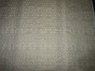 Silk Brocade Fabric ivory x metallic gold 44" wide BRO706[1]