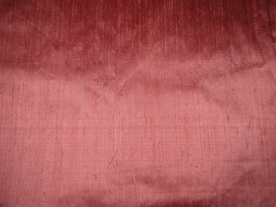 100% pure silk dupioni fabric salmon 54" wide with slubs by the yard MM98[4]