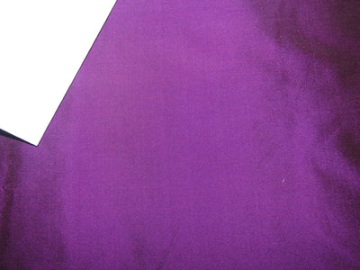 Pure Silk Taffeta fabric~ 54&quot;~purple x black color 32 MOMME BY THE YARD
