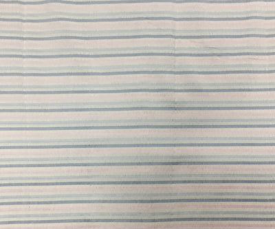 100% Pure Silk dupion pastel stripe seer sucker Fabric 48" wide by the yard DUPS68[2]