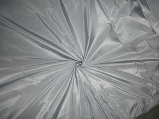 100% Pure SILK TAFFETA FABRIC Greyish Blue color 54" wide TAF205 wide  by they yard