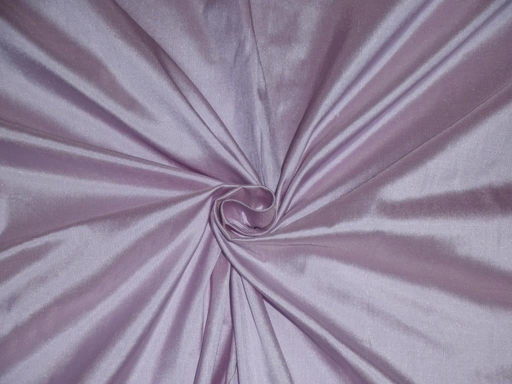 Pure SILK DUPIONI FABRIC Light Lavender colour