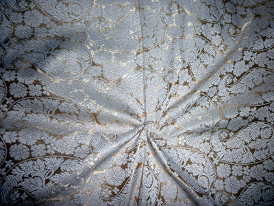 SILK Brocade gold and ivory Jacquard 44" wide BRO88[2]