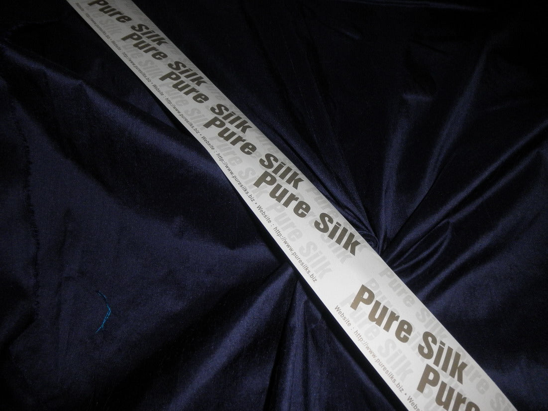 silk dupioni silk 54&quot; dark Blue colour *DUP72[2]