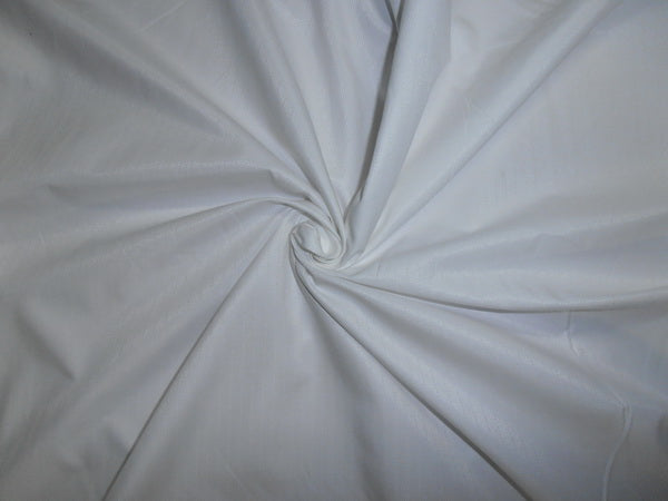 superfine white cotton dobby/ jacquard fabric 58" wide herringbone [5234]