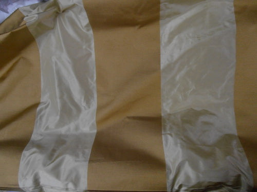 silk taffeta gold/dark gold-ribbed stripe [4784]