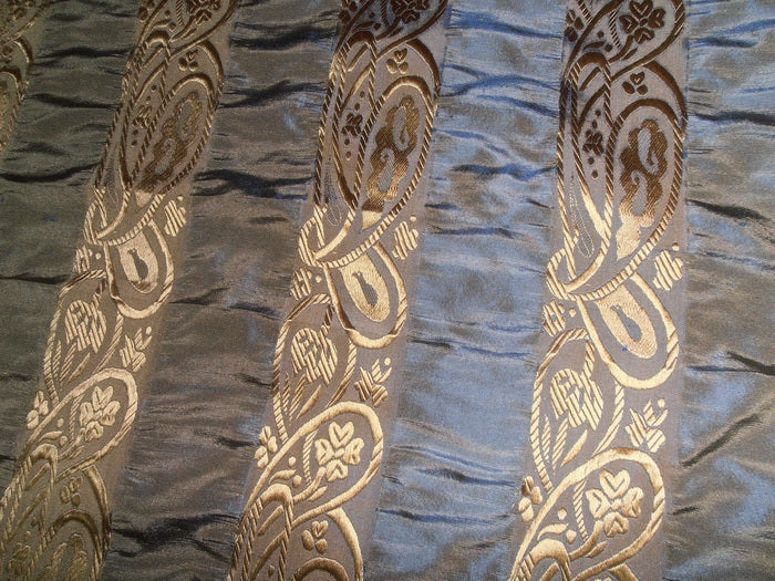 SILK TAFFETA PAISLEY JACQUARD FABRIC 54" wide