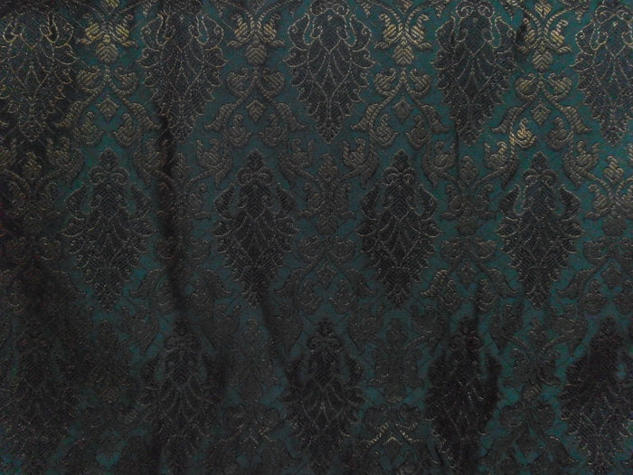 Spun viscose Brocade fabric -superb mughal pattern BRO303[4]