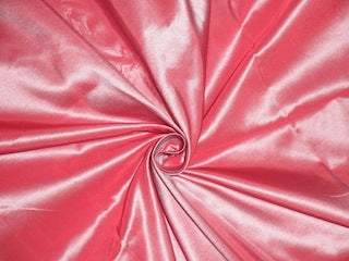 100% Pure SILK TAFFETA FABRIC Frosted Pink 54" wide TAF#198[2]