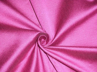 SPUN SILK BROCADE FABRIC DARK INDIAN PINK 44" BRO230[6]