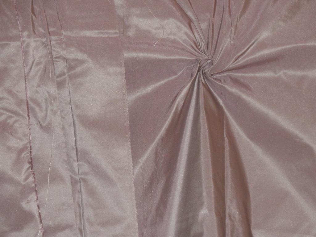 100% Pure SILK TAFFETA FABRIC Dusty Lilac color TAF73