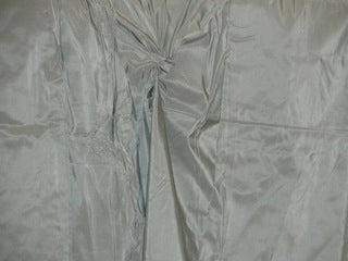 100% Pure SILK TAFFETA FABRIC Frosted Dusty Blue colour 54" wide TAF#184[6]