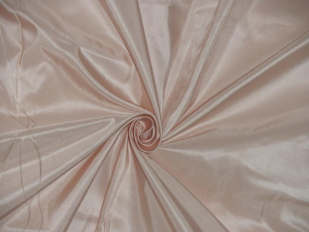 100% Pure SILK TAFFETA FABRIC Salmon Pink color 5.77 yards continuous piece 54" wide TAF68[4]