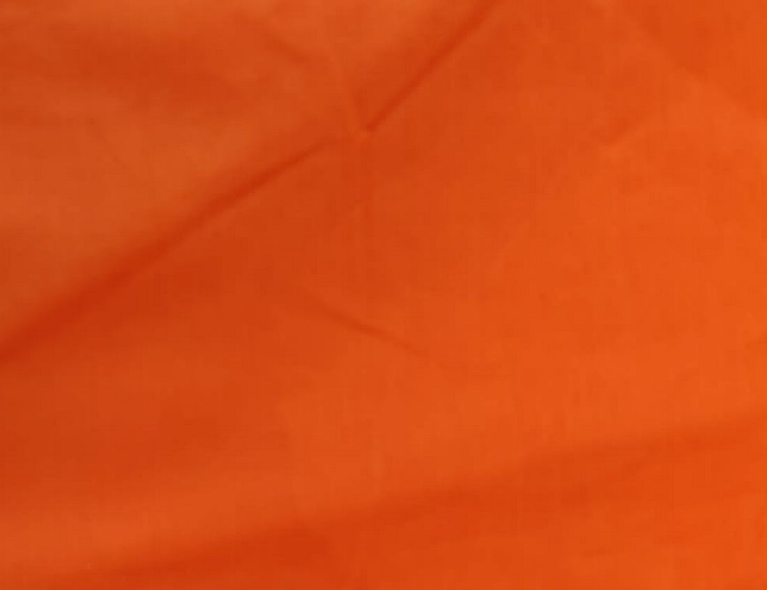 100% cotton cambric 58" orange by the yard [10957]