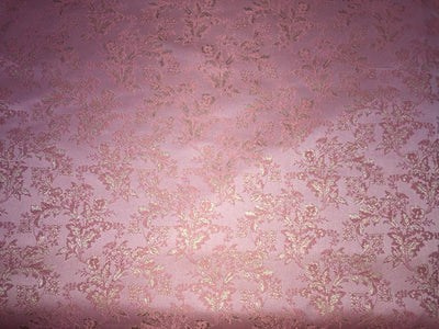 Brocade fabric pink x gold Jacquard color 60" wide BRO779[2]